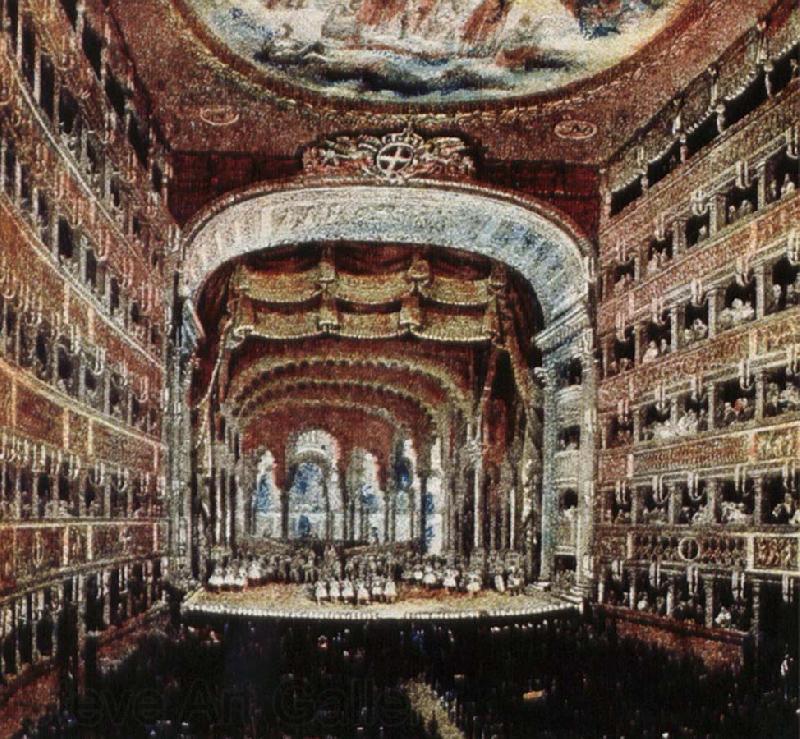 leigh hunt the interior of the teatro san carlo in naples where several of rossini s operas were fist performed